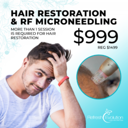 1X Hair Restoration and RF Microneedling $999
