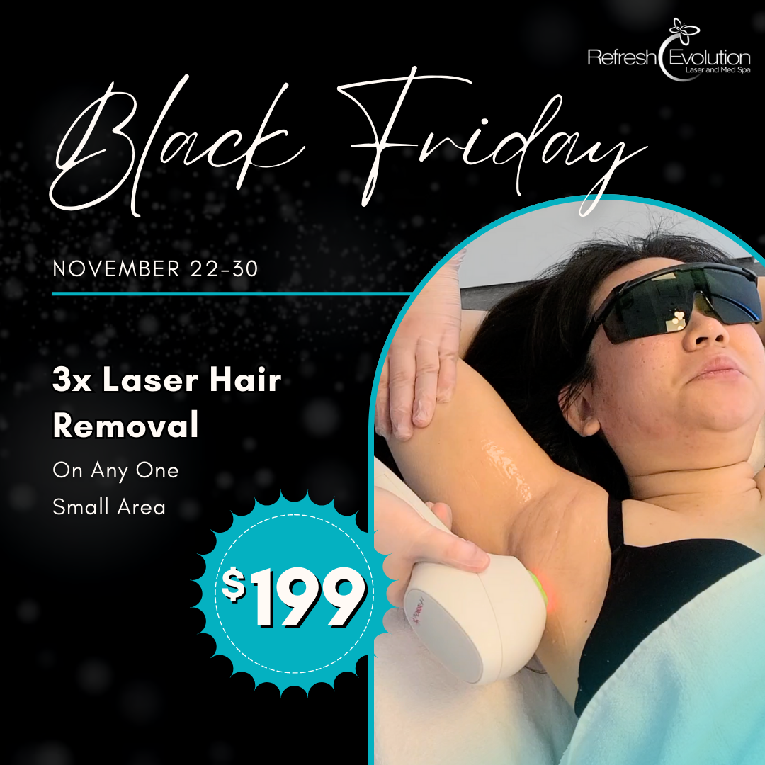 3x Laser Hair Removal $199